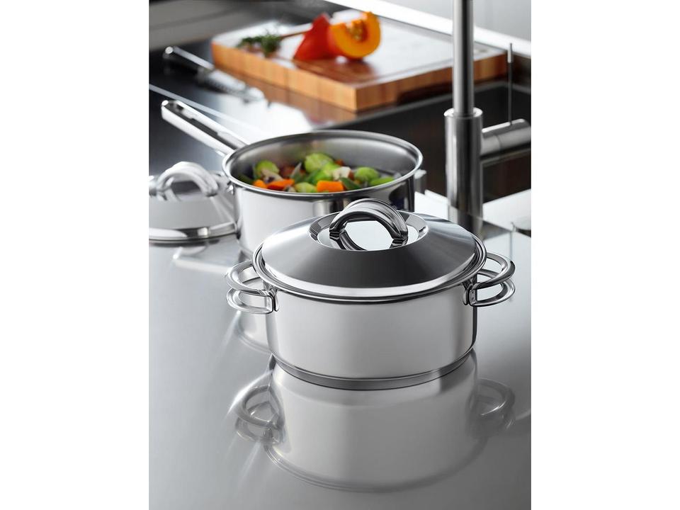 Caçarola Rasa Inox Fundo Triplo Solar 16cm 1,4L Tramontina - 3