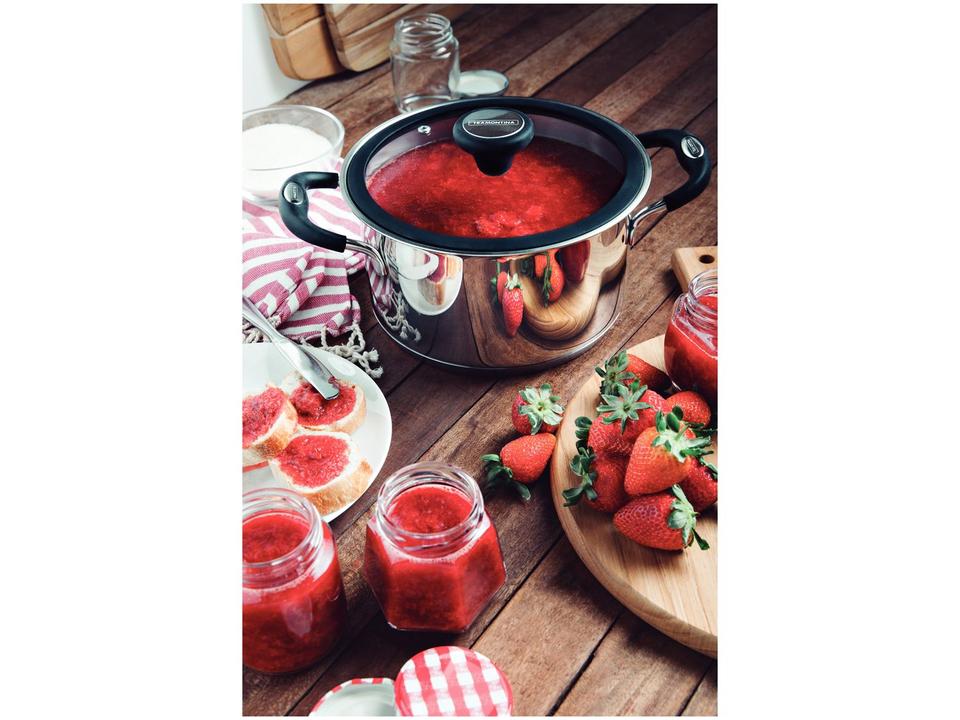 Caçarola Tramontina 1,8L 20cm com Tampa - Solar Silicone - 5