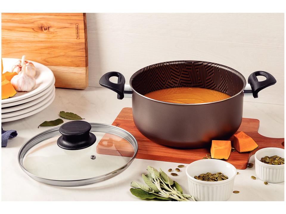 Caçarola Tramontina Antiaderente com Tampa - 1