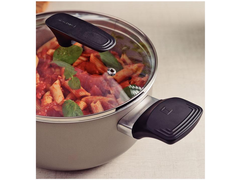 Caçarola Tramontina Antiaderente de Alumínio 20cm 2,9L Amêndoa Milazzo - 2