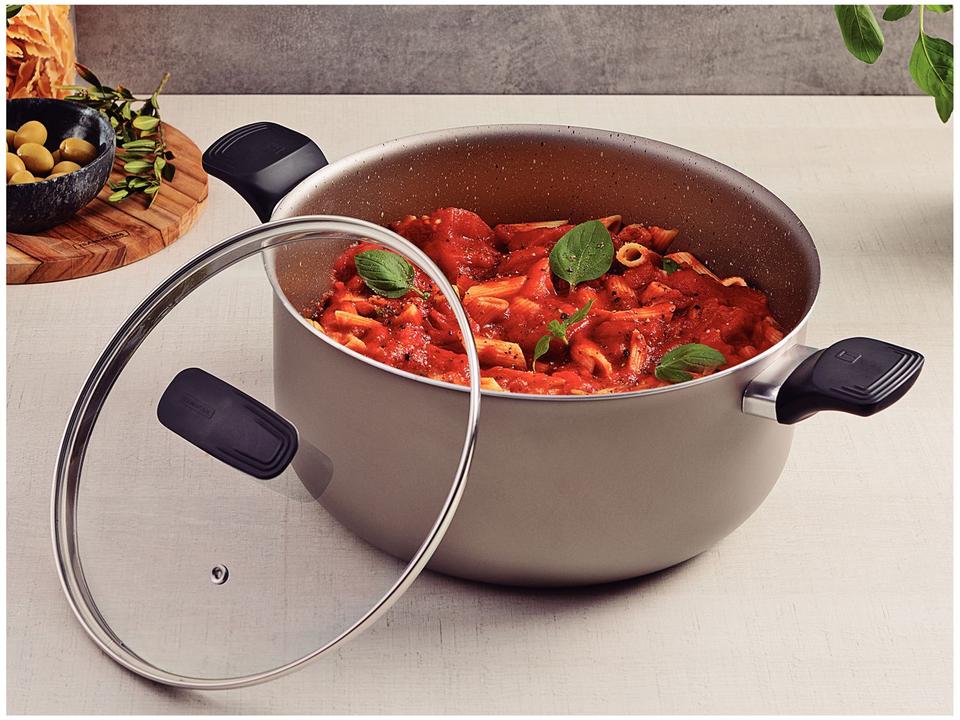 Caçarola Tramontina Antiaderente de Alumínio 20cm 2,9L Amêndoa Milazzo - 1