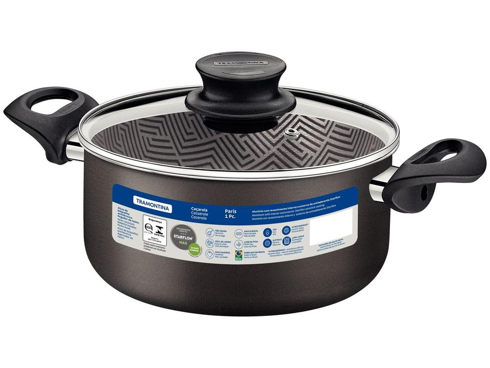 Caçarola Tramontina de Alumínio Antiaderente - 4