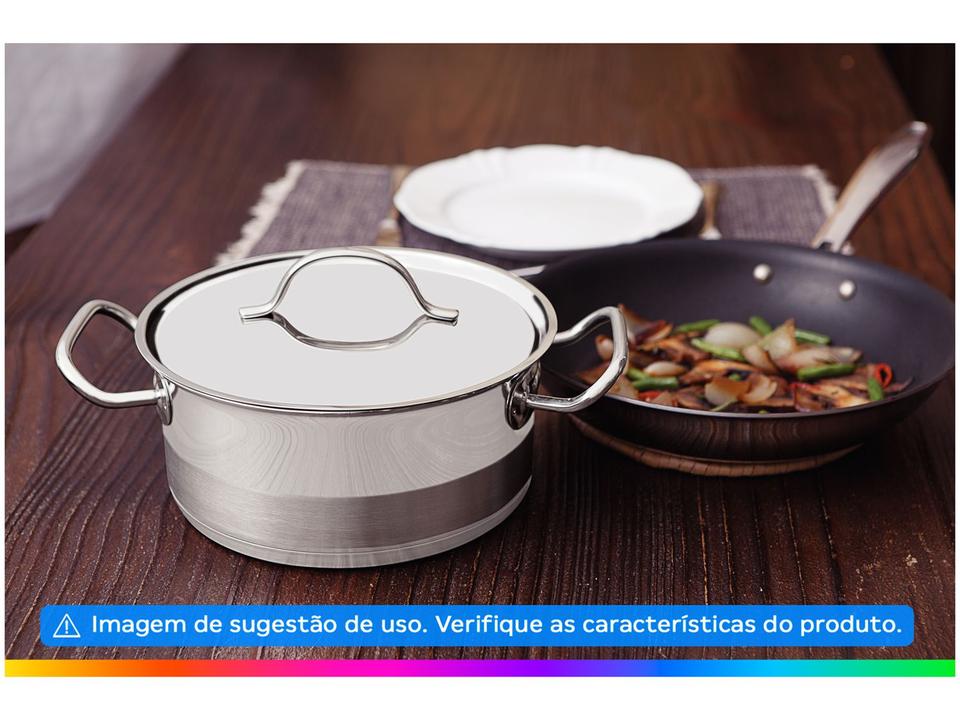 Caçarola Tramontina Inox 16cm 1,8L Professional - 1