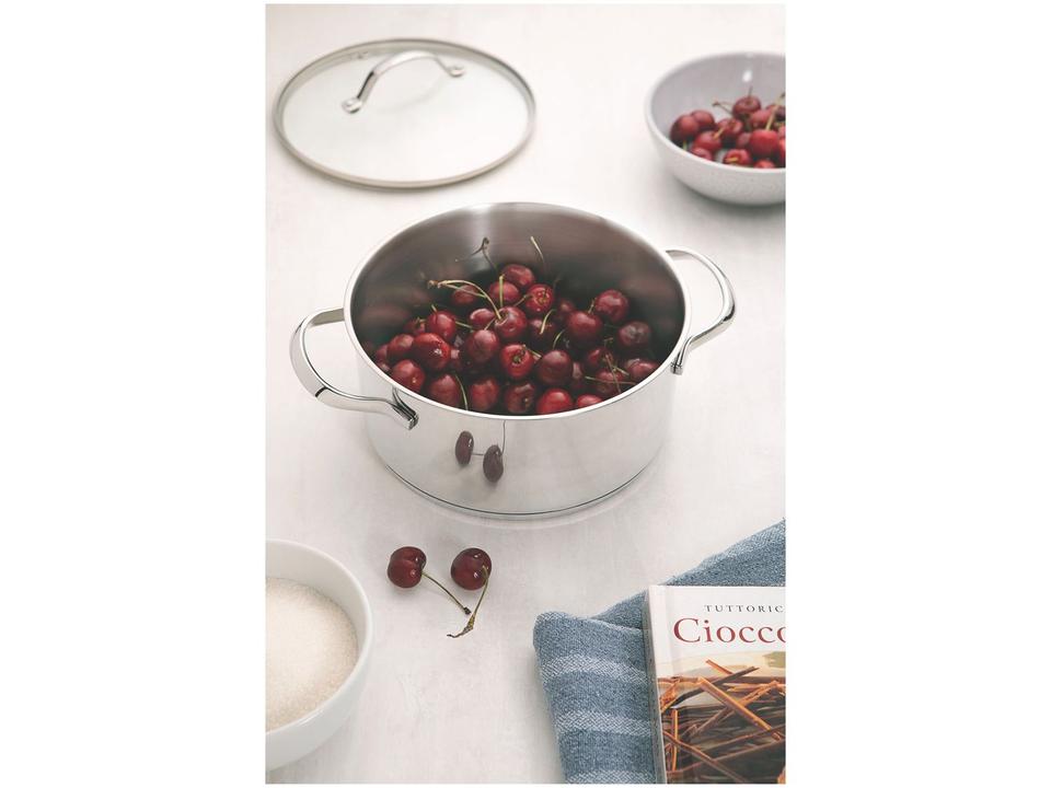 Caçarola Tramontina Inox 16cm 1,8L Una - 3