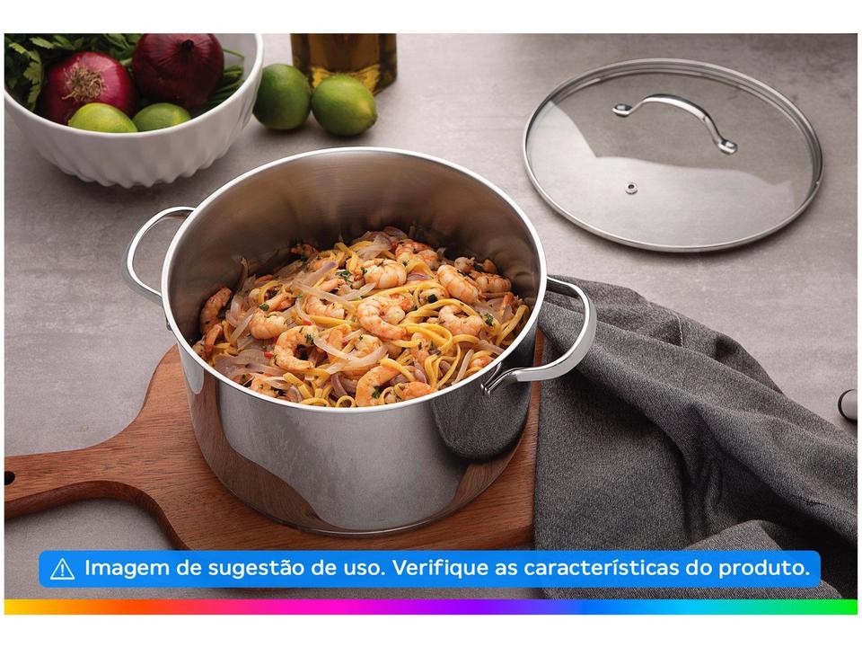 Caçarola Tramontina Inox 16cm 1,8L Una - 1