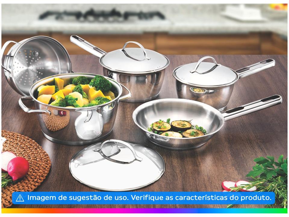 Caçarola Tramontina Inox 18cm 2,2L Allegra - 1