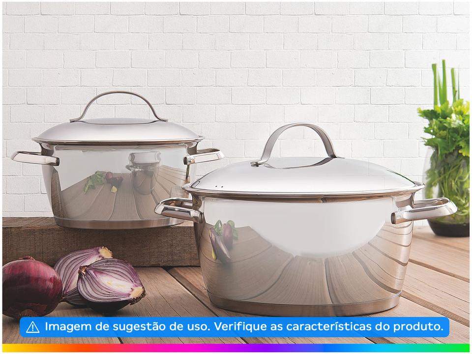 Caçarola Tramontina Inox 18cm 2,2L Allegra - 2