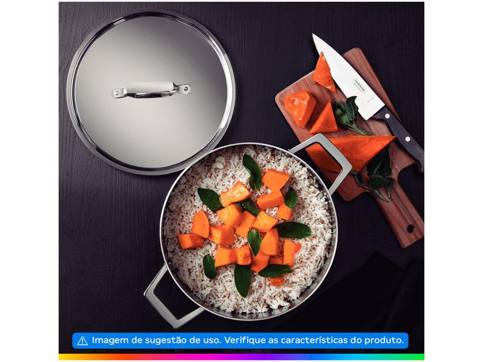 Caçarola Tramontina Inox 20cm 3,8L Grano - 2