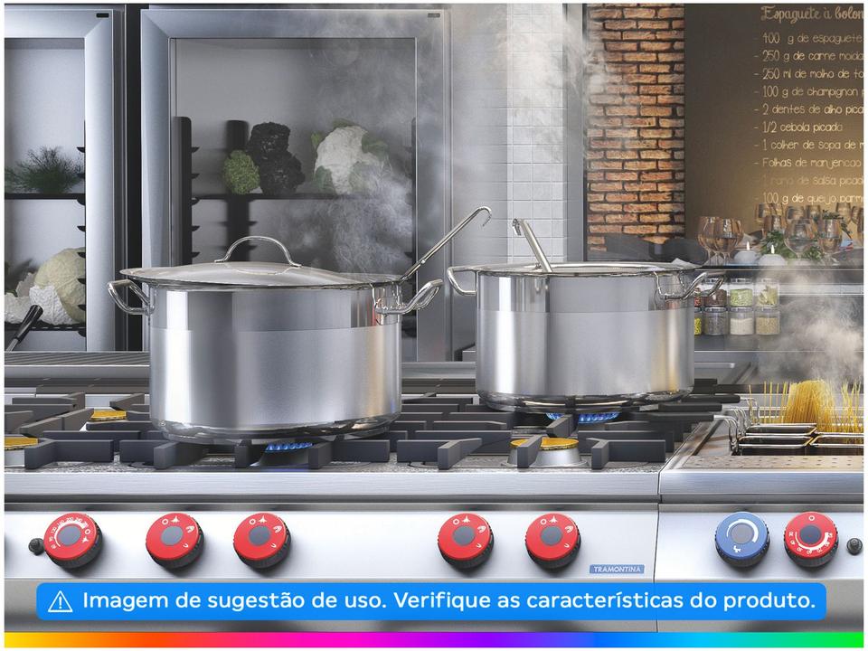 Caçarola Tramontina Inox 45cm 35L Professional - 2