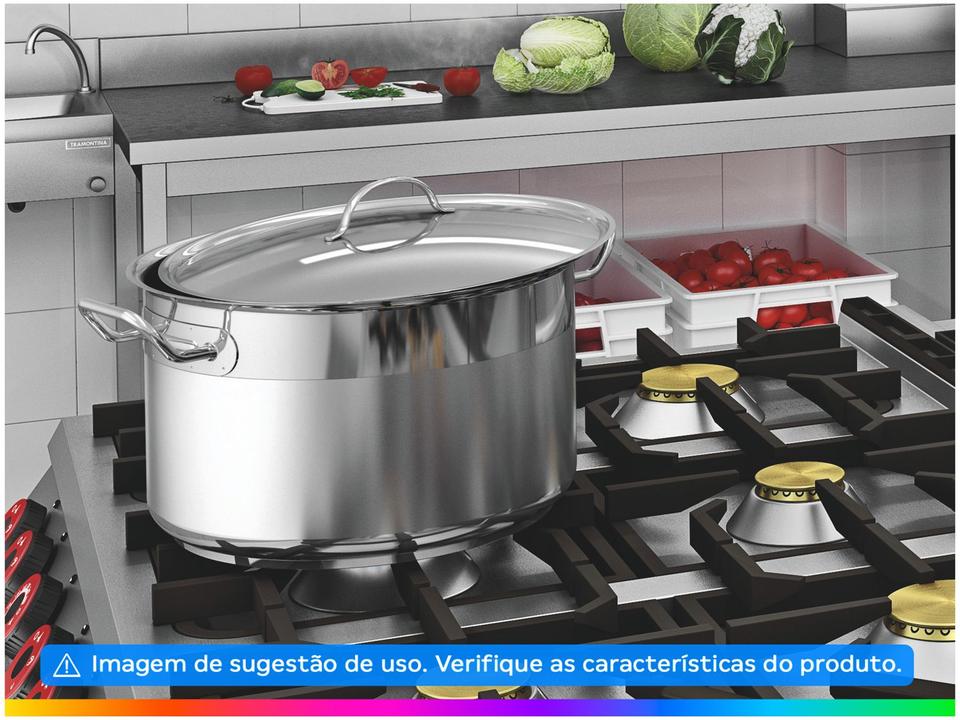 Caçarola Tramontina Inox 45cm 35L Professional - 1