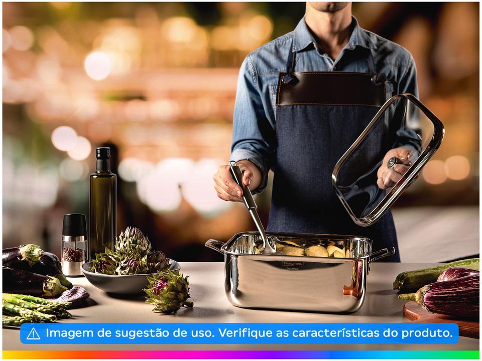 Caçarola Tramontina Inox 7,3L Grano - 1