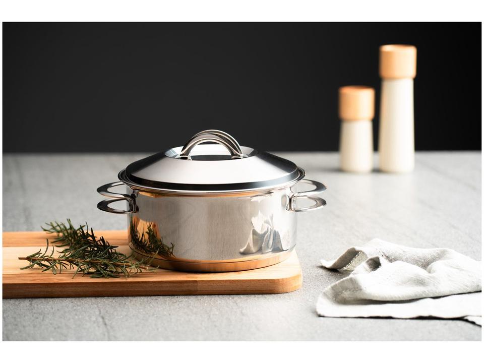 Caçarola Tramontina Inox com Tampa Solar 62503200 - 8