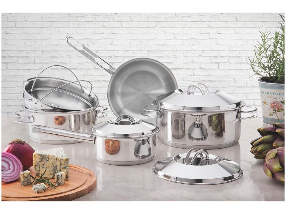 Caçarola Tramontina Inox com Tampa Solar 62503200 - 13