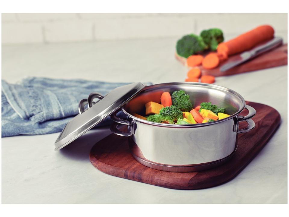 Caçarola Tramontina Inox com Tampa Solar 62503200 - 12