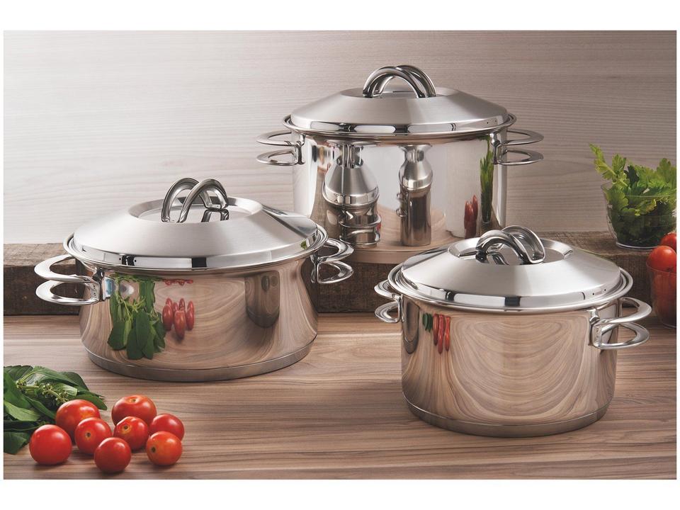 Caçarola Tramontina Inox com Tampa Solar 62503200 - 11