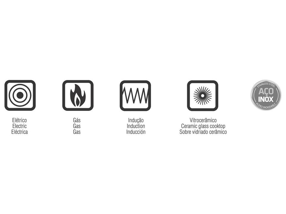Caçarola Tramontina Inox com Tampa Solar 62503240 - 7