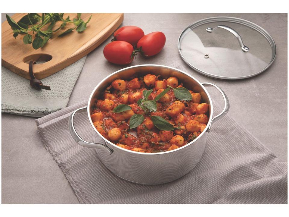 Caçarola Tramontina Inox Fundo Triplo 20cm 2,9L Una - 2