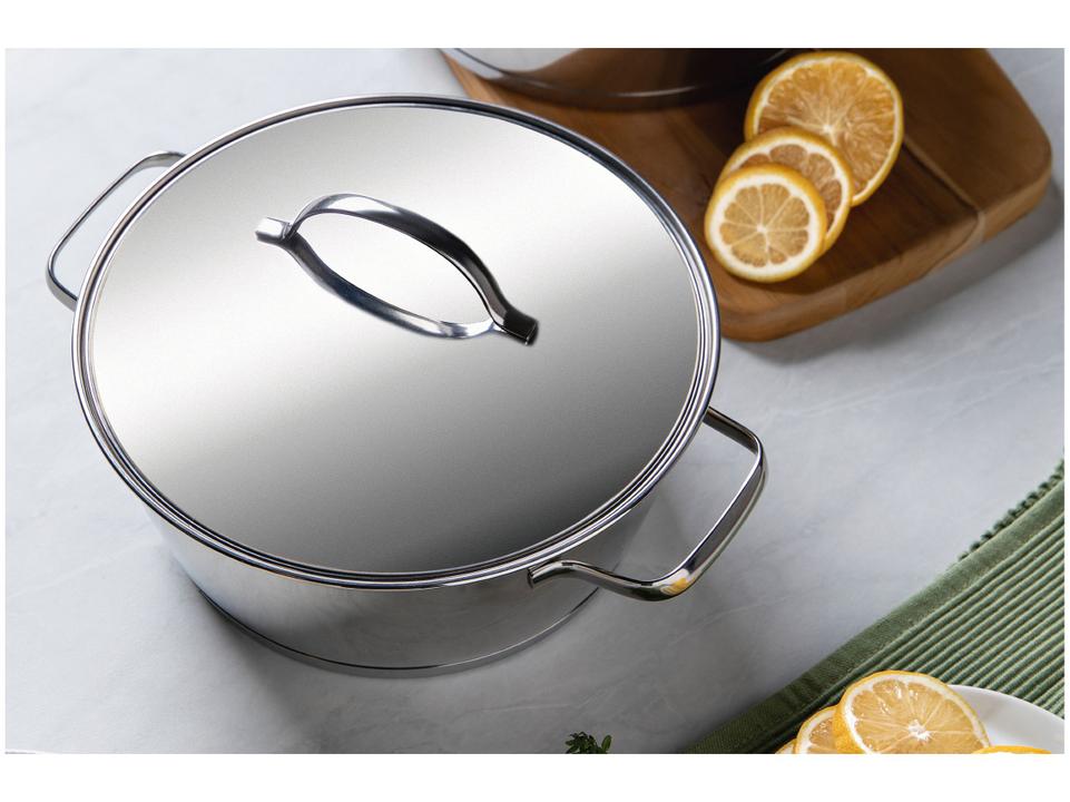 Caçarola Tramontina Inox Fundo Triplo 20cm 3,1L Allegra 62654201 - 4