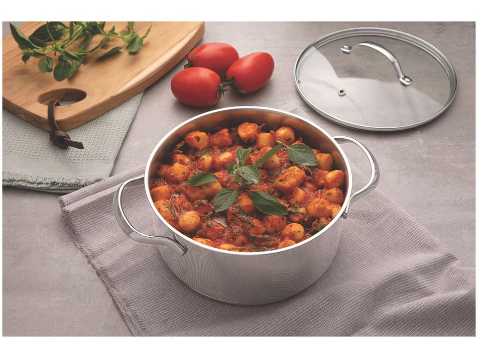 Caçarola Tramontina Inox Fundo Triplo 24cm 4,8L Una - 2