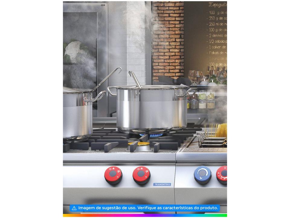 Caçarola Tramontina Inox Fundo Triplo 40cm 23L Professional - 1