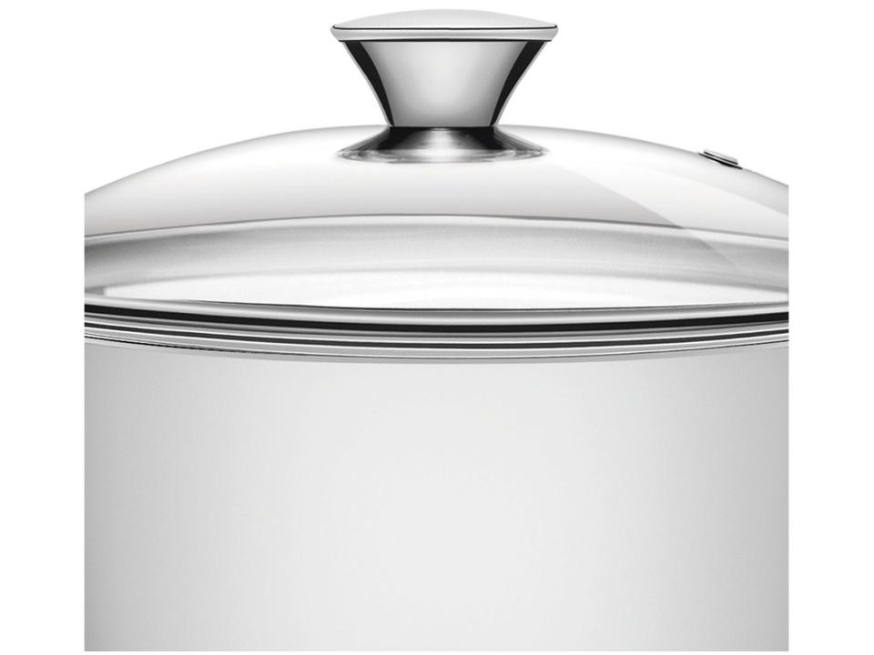 Caçarola Tramontina Inox Fundo Triplo com Tampa - 1