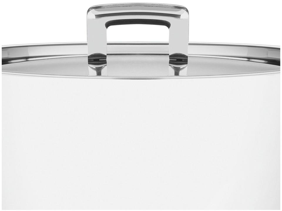 Caçarola Tramontina Inox Fundo Triplo com Tampa 6,1L 24cm Brava - 2
