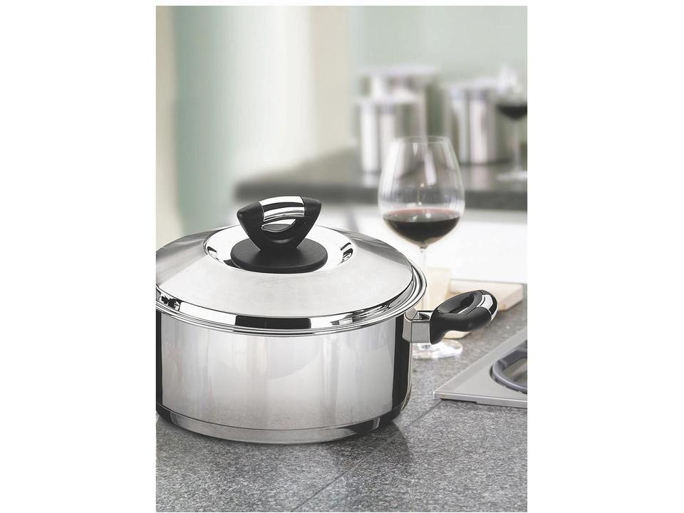 Caçarola Tramontina Inox Fundo Triplo Solar Baquelite 16cm - 2
