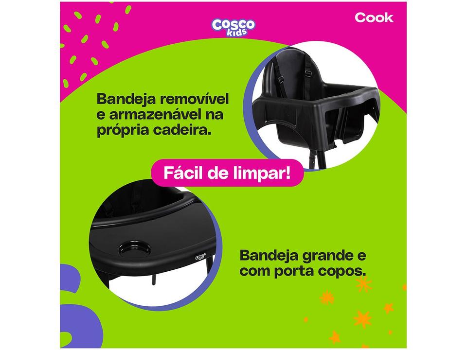 Cadeira de Alimentação 2 em 1 Cosco Kids Cook 2 Posições de Altura 0 a 15kg - 2