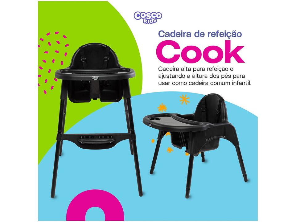 Cadeira de Alimentação 2 em 1 Cosco Kids Cook 2 Posições de Altura 0 a 15kg - 1
