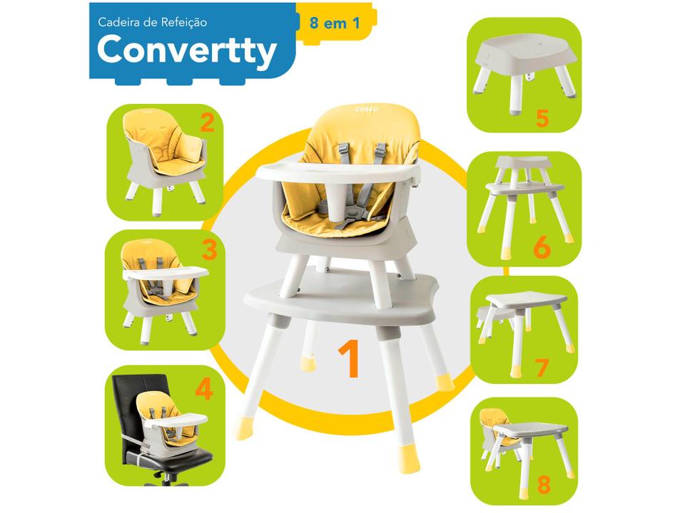 Cadeira de Alimentação 8 em 1 Cosco Kids Convertty 2 Posições de Altura até 23kg - 9