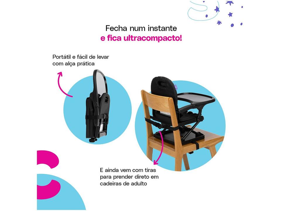 Cadeira de Alimentação Portátil Cosco Kids Pop 3 Níveis de Altura até 15kg - 4