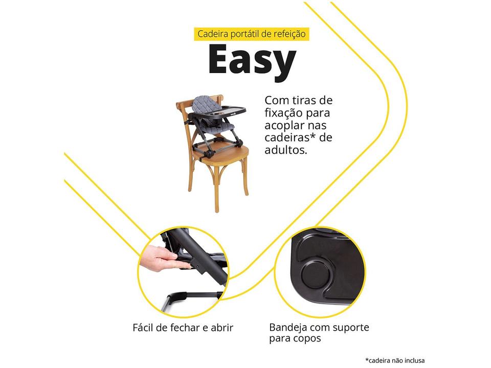 Cadeira de Alimentação Portátil Safety 1st Easy 3 Níveis de Altura até 20kg - 3