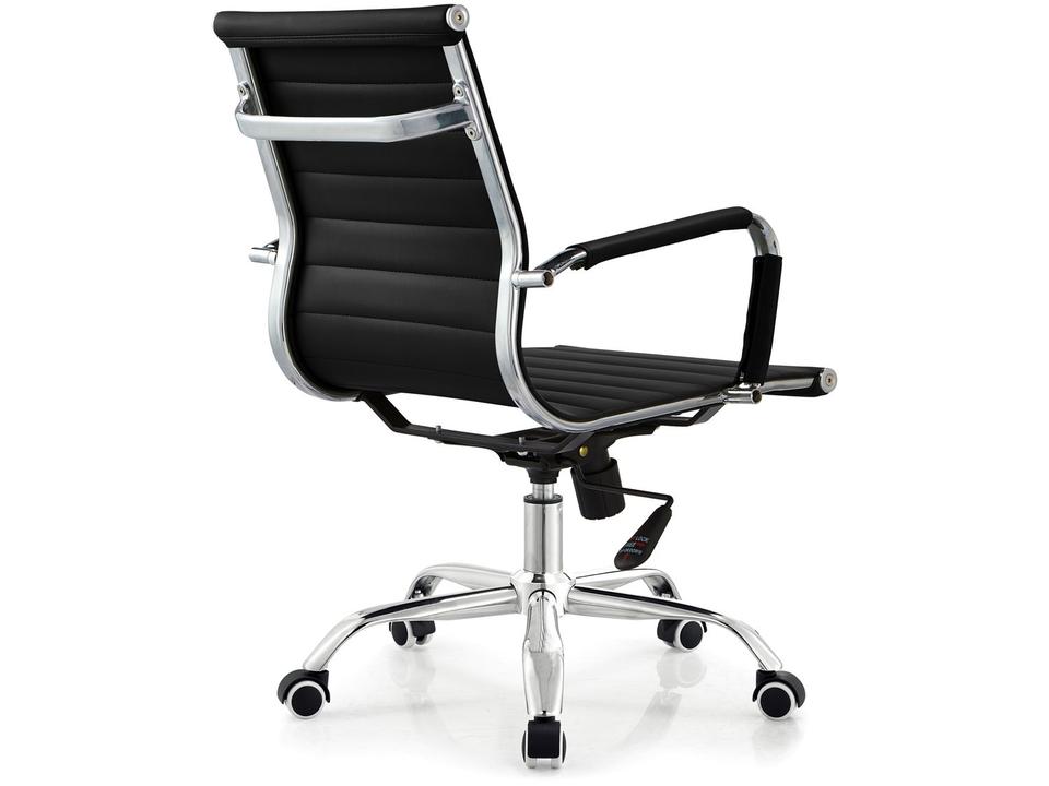 Cadeira de Escritório Diretor Esteirinha Giratória Preta EST-DR1 Otello - 2