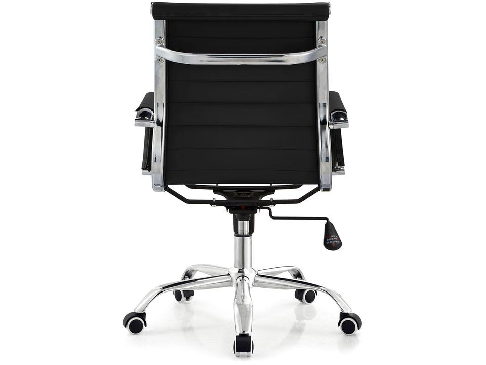 Cadeira de Escritório Diretor Esteirinha Giratória Preta EST-DR1 Otello - 3