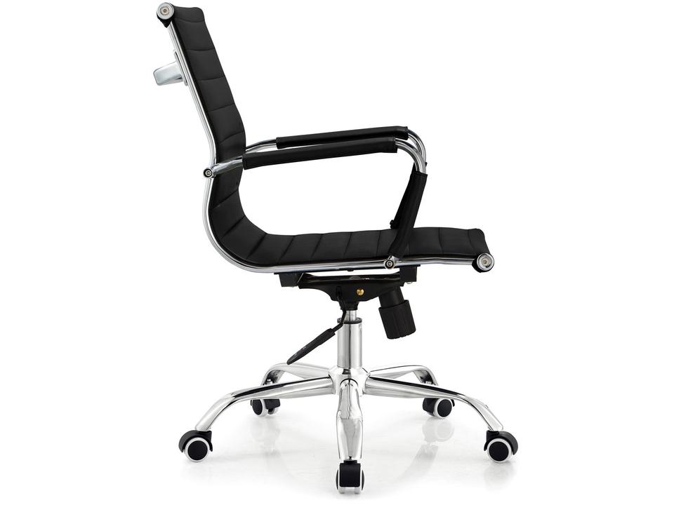 Cadeira de Escritório Diretor Esteirinha Giratória Preta EST-DR1 Otello - 1