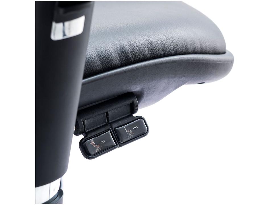 Cadeira de Escritório Presidente Giratória Preto - 12