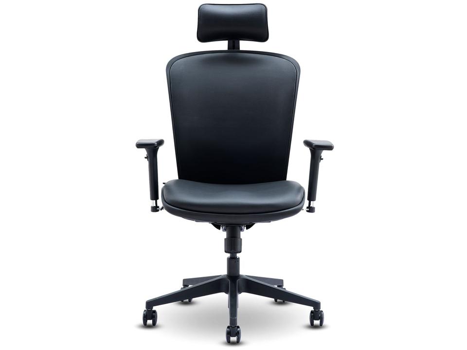 Cadeira de Escritório Presidente Giratória Preto - 1