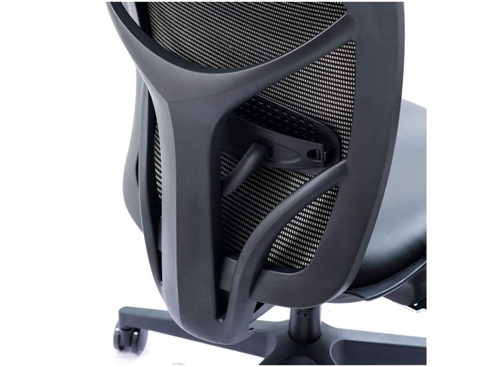 Cadeira de Escritório Presidente Giratória Preto - 14