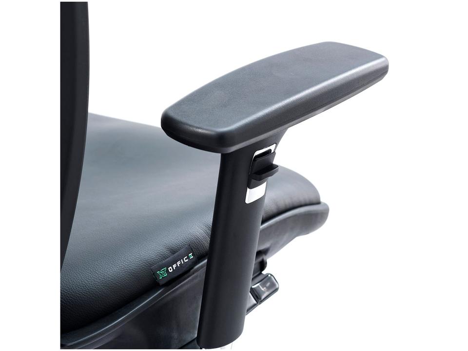 Cadeira de Escritório Presidente Giratória Preto - 13