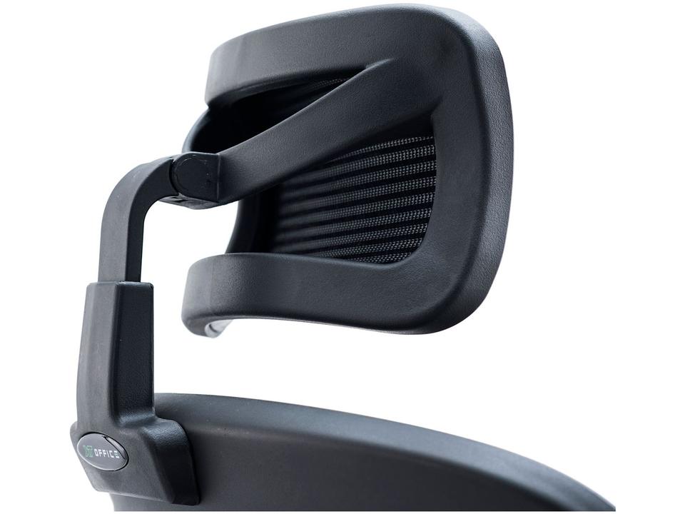 Cadeira de Escritório Presidente Giratória Preto - 16