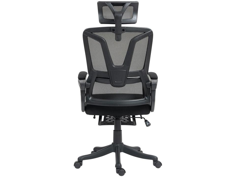 Cadeira de Escritório Presidente Giratória Reclinável Preto PRE-005 Otello - 4