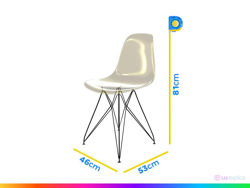 Cadeira de Policarbonato Empório Tiffany Eames - 5