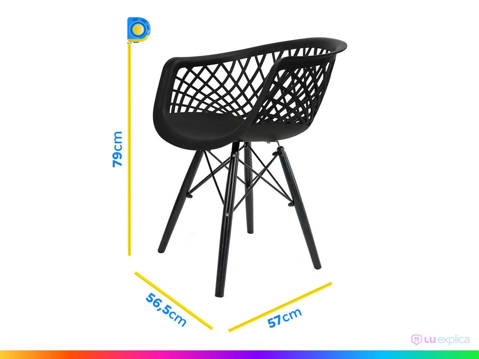 Cadeira de Polipropileno Empório Tiffany Web - 6