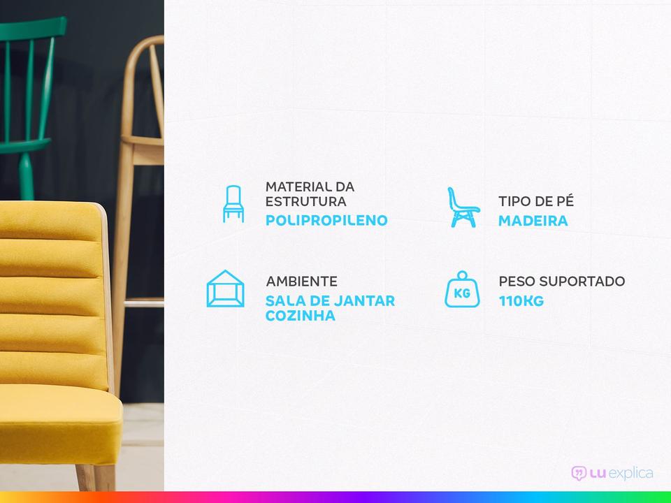 Cadeira de Polipropileno Empório Tiffany Windsor - 1