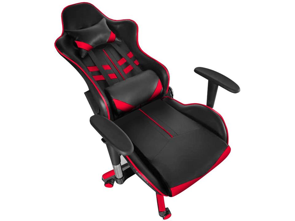 Cadeira Gamer Reclinável Preta e Vermelha GAM-VE1 AC Comercial - 5