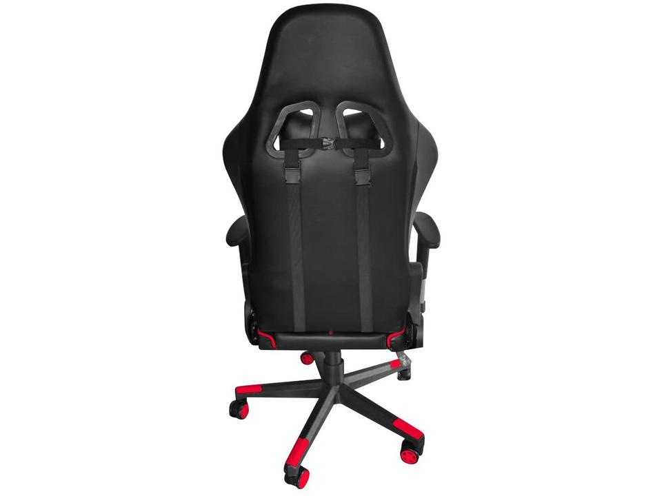 Cadeira Gamer Reclinável Preta e Vermelha GAM-VE1 AC Comercial - 7
