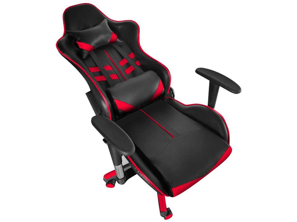 Cadeira Gamer Reclinável Preta e Vermelha GAM-VE1 AC Comercial - 6