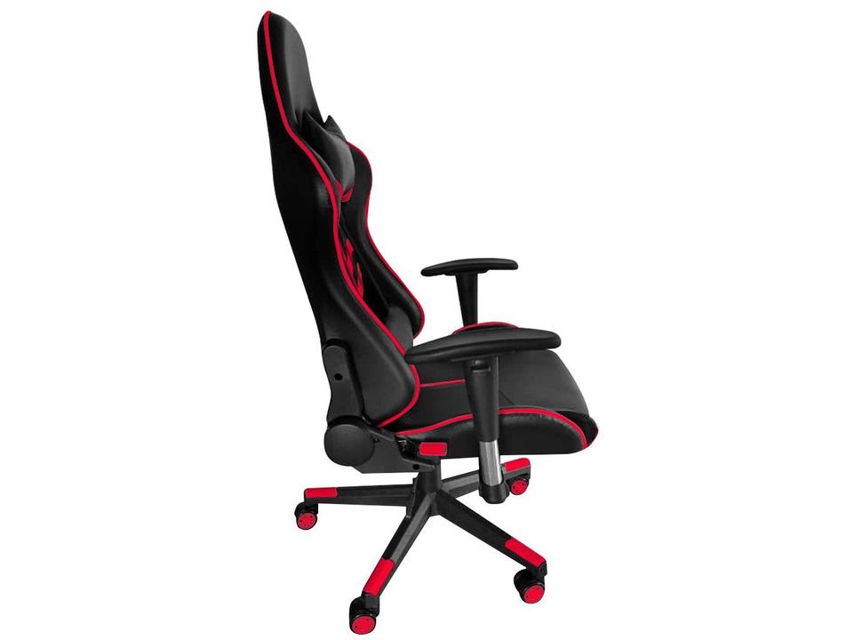 Cadeira Gamer Reclinável Preta e Vermelha GAM-VE1 AC Comercial - 4