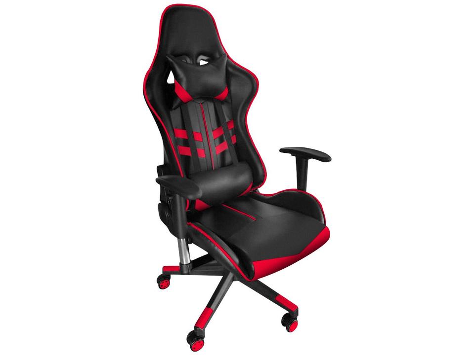 Cadeira Gamer Reclinável Preta e Vermelha GAM-VE1 AC Comercial