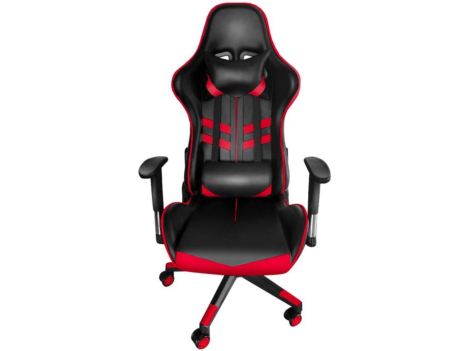 Cadeira Gamer Reclinável Preta e Vermelha GAM-VE1 AC Comercial - 2